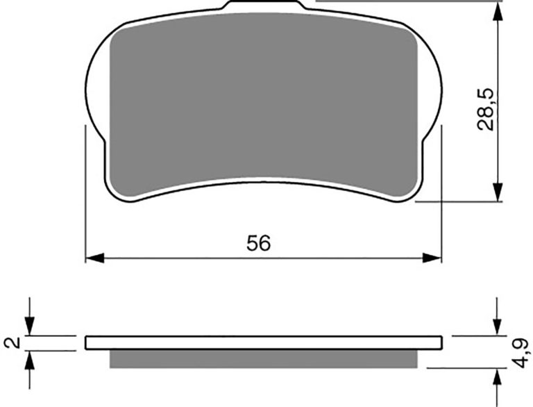 Goldfren AD325,FA644 as fitted to Gas-Gas TXT 125,250,280,300 14- for Motorbikes