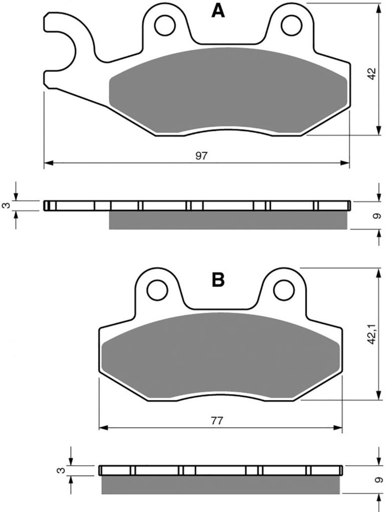 Goldfren AD334,FA228 for Motorbikes