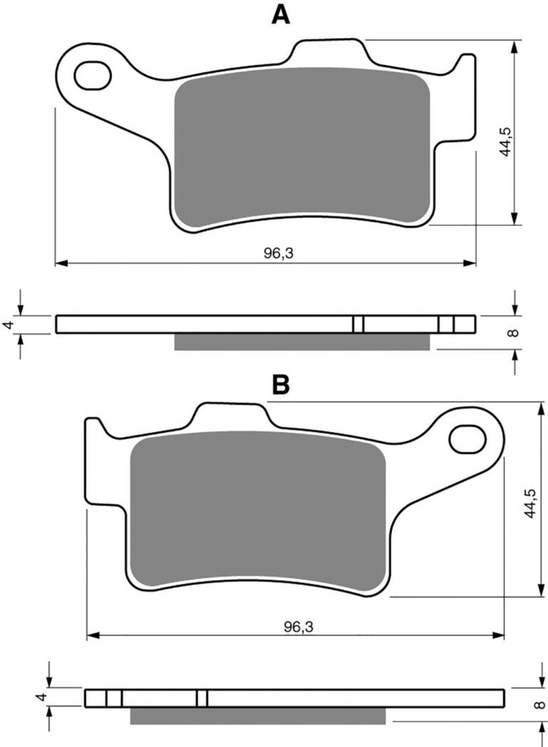 Goldfren AD335,FA631 as fitted Cam Am Spyder RT,ST,RS for Motorbikes