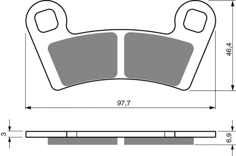 Goldfren AD343,FA456 for Motorbikes