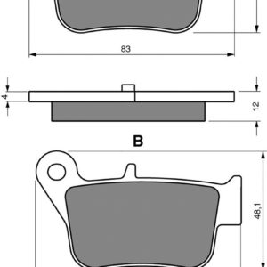 Goldfren AD360,SFA628 for Motorbikes