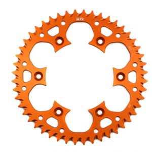 MTX Zero Alu 897-48 Rear Sprocket fits Orange KTM EXC 125, LC2 125 Motorbikes