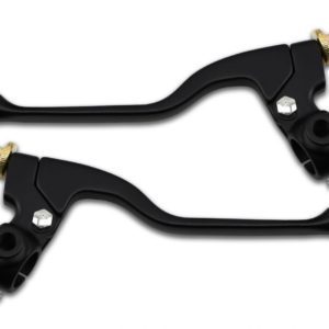 Lever Assembly Black With Mirror Boss Replacement Levers 215055H for Motorbikes