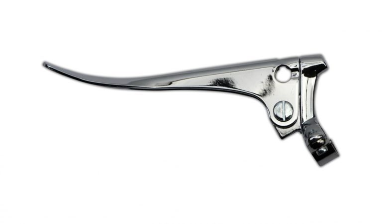 MPS Lever Assembly Chrome Left Hand British Style (Without Ball) for Motorbikes