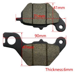 Motorcycle Parts front Brake Pads For Super Soco Rear CU2 CU3