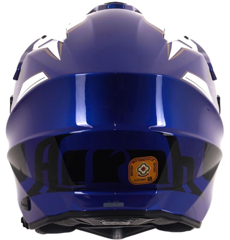 Airoh Commander 2 Adventure ECE 22.06 Carbon Motorcycle Helmet Reveal Blue Gloss